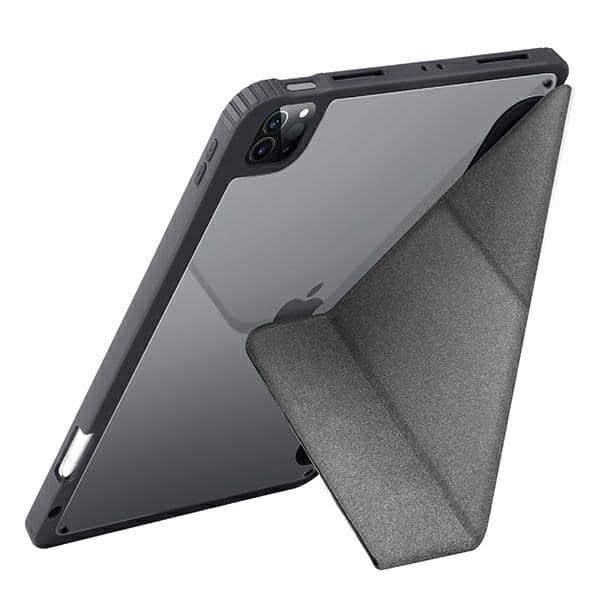 UNIQ θήκη Moven για iPad Pro 12,9" (2021) Αντιμικροβιακή γκρι/charcoal grey - Image 3