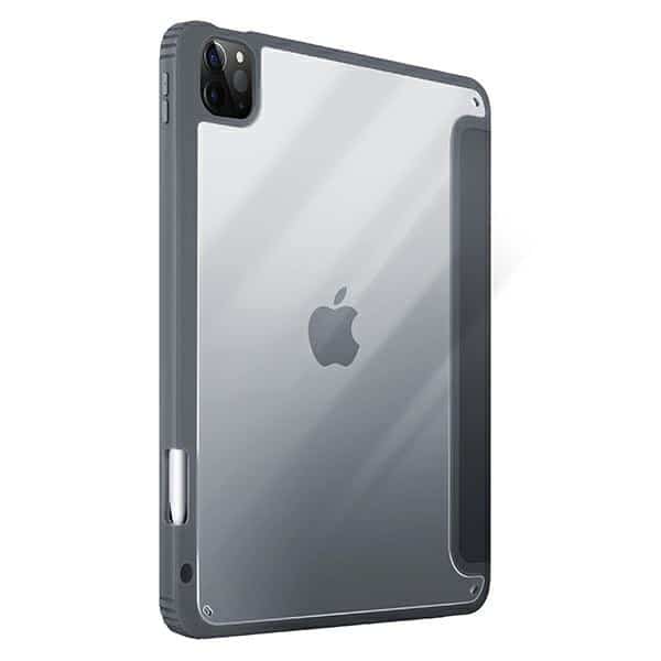 UNIQ θήκη Moven για iPad Pro 12,9" (2021) Αντιμικροβιακή γκρι/charcoal grey - Image 4