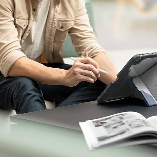UNIQ θήκη Trexa για iPad Pro 11" 2021/2020 Αντιμικροβιακή μαύρη/black - Image 7