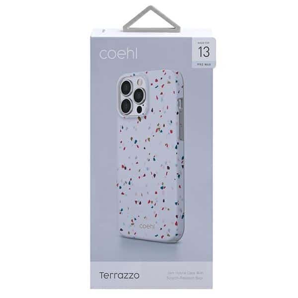 UNIQ Coehl Terrazzo - Apple iPhone 13 Pro Max - Λευκό - Image 2