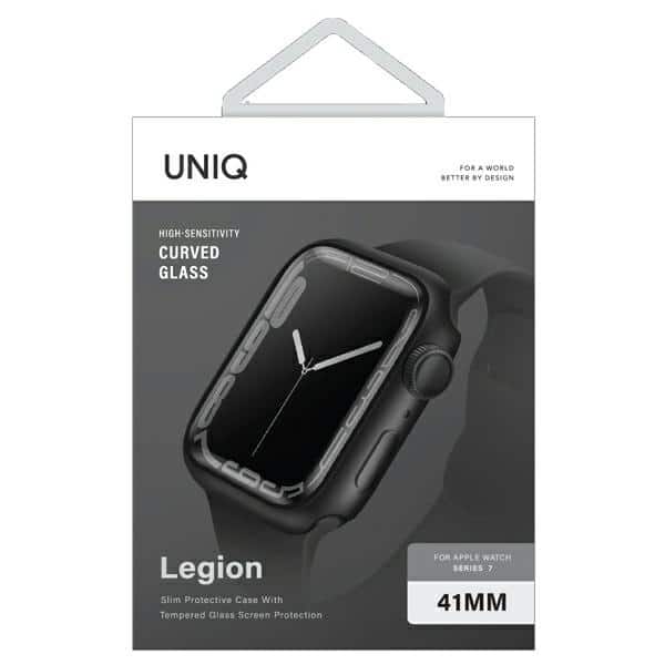 UNIQ θήκη Legion για Apple Watch Series 7/8/9 41mm μαύρη - Image 2