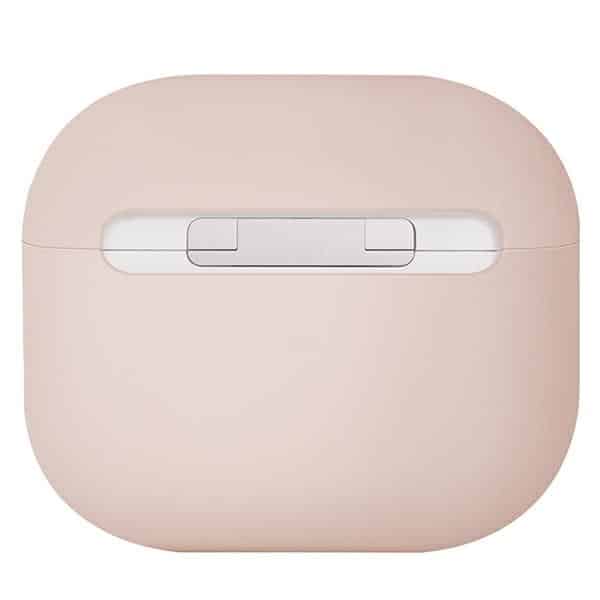 UNIQ θήκη Lino AirPods 3ης γενιάς. Σιλικόνη ροζ/ροζ ρουζ - Image 2