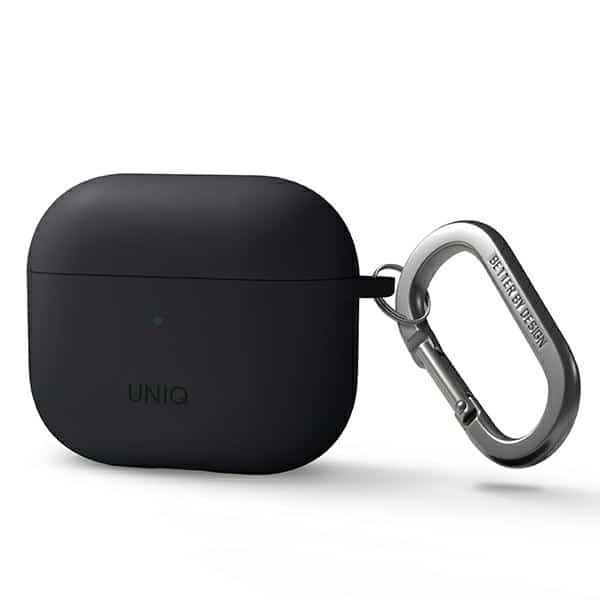 UNIQ θήκη Nexo AirPods 3ης γενιάς + Ear Hooks από σιλικόνη γκρι - Image 2