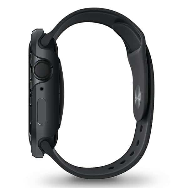 UNIQ θήκη Valencia για Apple Watch Series 4/5/6/7/8/9/SE/SE2 45/44mm. γραφίτης/graphite - Image 2