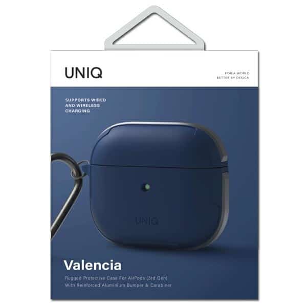 UNIQ θήκη Valencia AirPods 3 μπλε Antimicrobial - Image 4