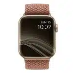 UNIQ λουράκι Aspen Apple Watch 40/38/41mm Series 1/2/3/4/5/6/7/8/9/SE/SE2 Braided ροζ/γκρέιπφρουτ - Image 2