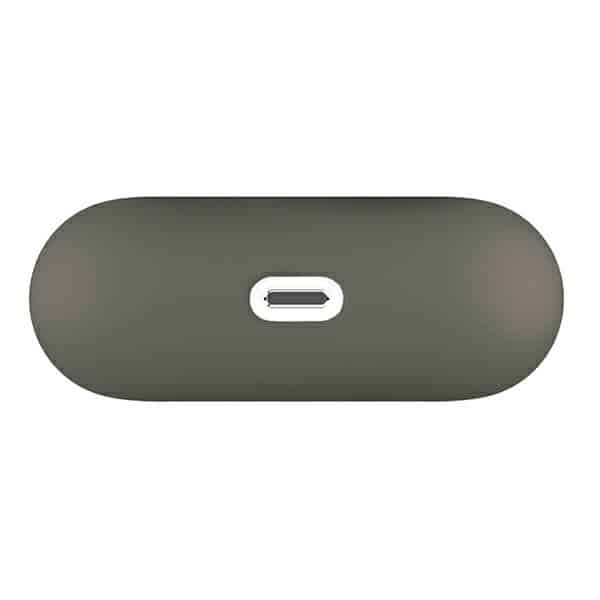 UNIQ θήκη Lino AirPods Pro Silicone γκρι/γκρι βρύα - Image 5