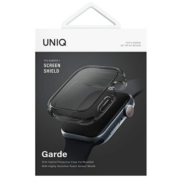 UNIQ θήκη Garde για Apple Watch Series 7/8/ 9 41mm. γκρι/καπνισμένο γκρι - Image 6
