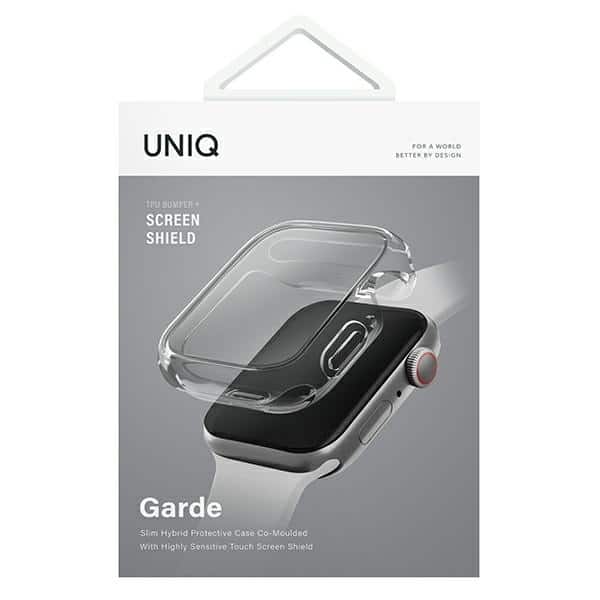 UNIQ Θήκη Garde για Apple Watch Series 7/8/ 9 45mm. Διάφανη/Clear - Image 6