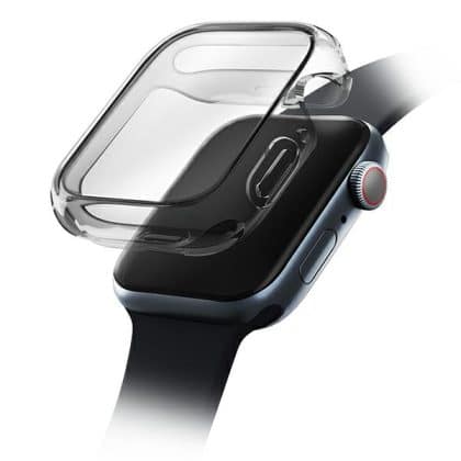 UNIQ θήκη Garde για Apple Watch Series 7/8/ 9 45mm. γκρι/καπνισμένο γκρι