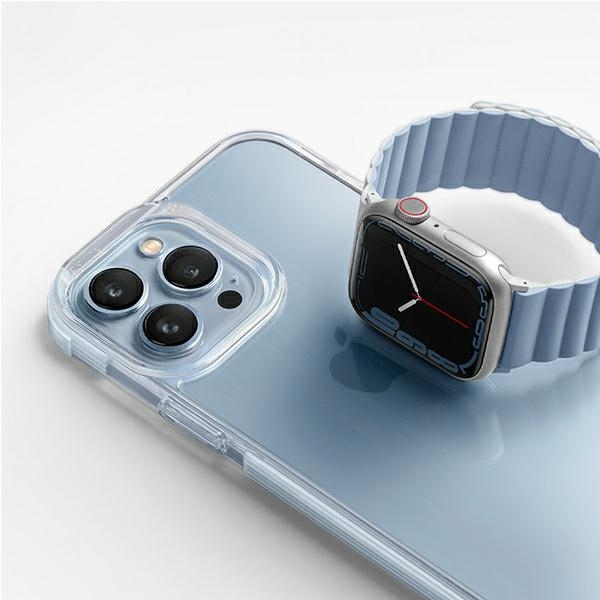 UNIQ pasek Revix Apple Watch Series 1/2/3/4/5/6/7/8/9/SE/SE2/Ultra/Ultra 2 42/44/45/49mm. Reversible Magnetic biały-niebieski/white-blue - Image 9