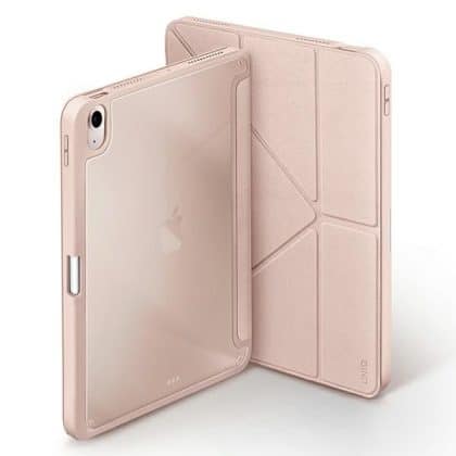 UNIQ θήκη Moven για iPad Air 10.9 (2022/2020) Αντιμικροβιακή ροζ / blush pink