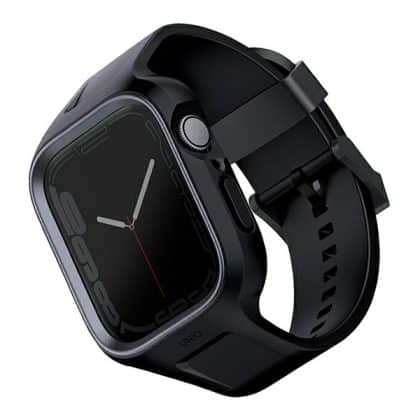 UNIQ Monos - θήκη για Apple Watch 4 / 5 6 7 8 SE 2 - Μαύρο
