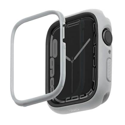 UNIQ θήκη Moduo για Apple Watch Series 4/5/6/7/8/9/SE/SE2 40/41mm σε χρώμα γκρι-πέτρας/ chalk-stone grey