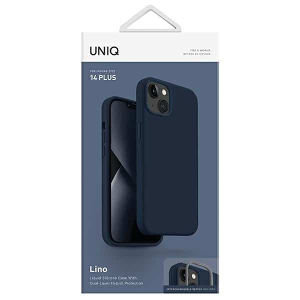UNIQ Lino - θήκη για Apple iPhone 14 Plus / 15 - Μπλε - Image 7