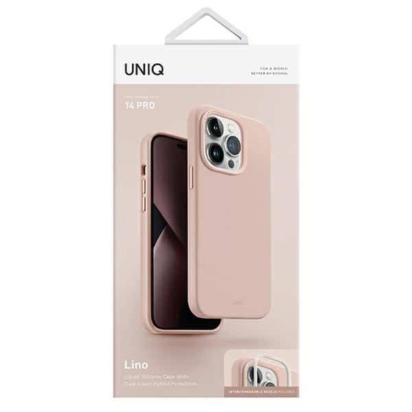 UNIQ Lino - θήκη για Apple iPhone 14 Pro - Ροζ - Image 7