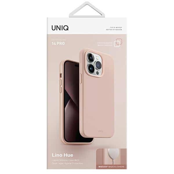 UNIQ Lino Hue - θήκη για Apple iPhone 14 Pro - Ροζ - Image 7