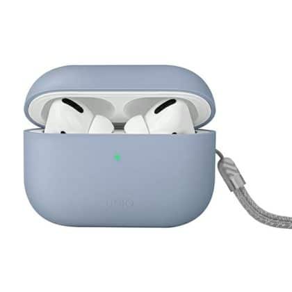 UNIQ θήκη Lino AirPods Pro 2 gen Silicone (2022/2023) μπλε/arctic blue