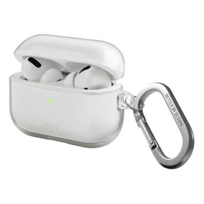 UNIQ θήκη Glase AirPods Pro 2 gen (2022/2023) διάφανη/λαμπερά διάφανη