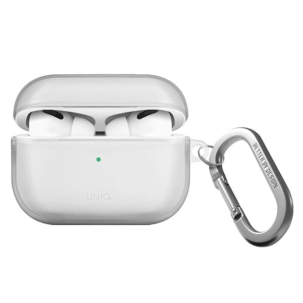 UNIQ θήκη Glase AirPods Pro 2 gen (2022/2023) διάφανη/λαμπερά διάφανη - Image 2