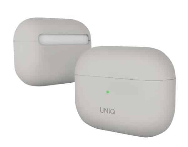 UNIQ θήκη Lino AirPods Pro Silicone σε μπεζ/ελεφαντόδοντο χρώμα - Image 4