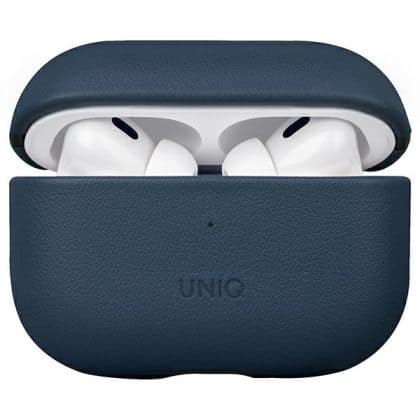 UNIQ Θήκη Terra AirPods Pro 2ης γενιάς. Γνήσιο Δέρμα (2022/2023) μπλε/διάστημα μπλε