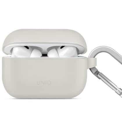 UNIQ θήκη Vencer AirPods Pro 2ης γενιάς Σιλικόνης (2022/2023) γκρι/μολύβι γκρι