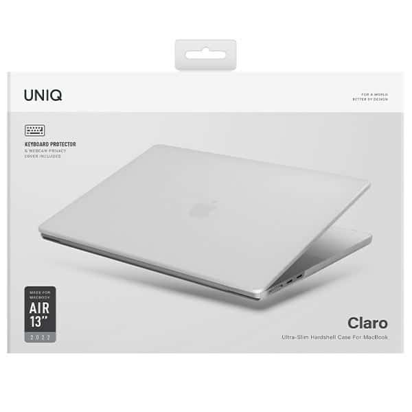 UNIQ θήκη Claro MacBook Air 13 M2/M3 διάφανη/ματ dove - Image 3