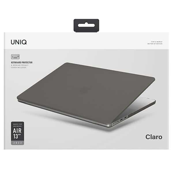 UNIQ Θήκη Claro MacBook Air 13 M2/M3 γκρι/καπνισμένο γκρι - Image 3