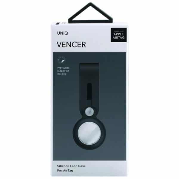 UNIQ Θήκη Vencer Silicone για AirTag σκούρο γκρι/κάρβουνο - Image 6