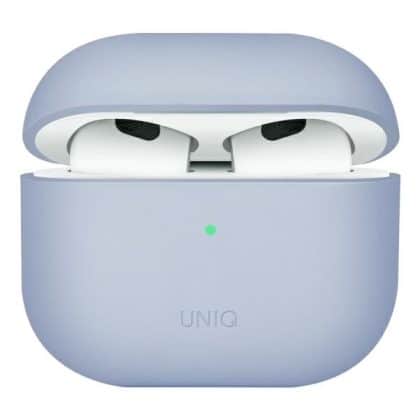 UNIQ θήκη Lino AirPods 3ης γενιάς Σιλικόνης σε χρώμα γαλάζιο/arctic blue