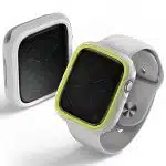 UNIQ Θήκη Moduo για Apple Watch Series 4/5/6/7/8/9/SE/SE2 44/45mm λευκό-λαχανί - Image 3