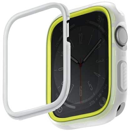 UNIQ Θήκη Moduo για Apple Watch Series 4/5/6/7/8/9/SE/SE2 44/45mm λευκό-λαχανί