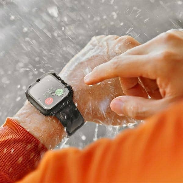 UNIQ θήκη Nautic για Apple Watch Series 7/8/ 9 45mm μαύρη/black - Image 5