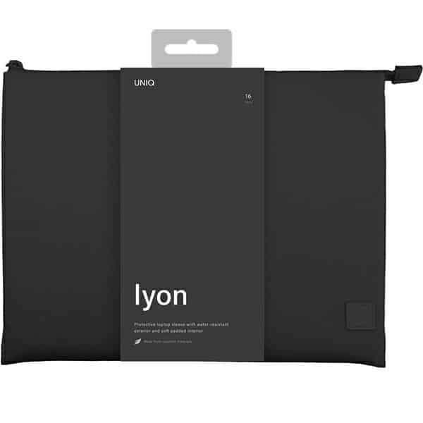 UNIQ θήκη Lyon για laptop 16" μαύρο/μεσάνυχτα μαύρο αδιάβροχο RPET - Image 3