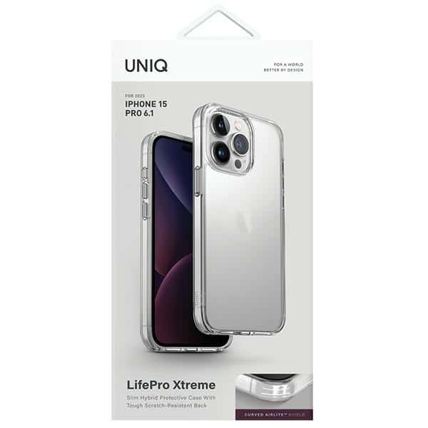 UNIQ LifePro Xtreme - θήκη για Apple iPhone 15 Pro - Διάφανο - Image 2