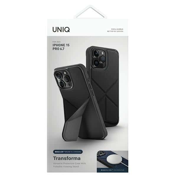 UNIQ Transforma - θήκη για Apple iPhone 15 Pro Max - Μαύρο - Image 2