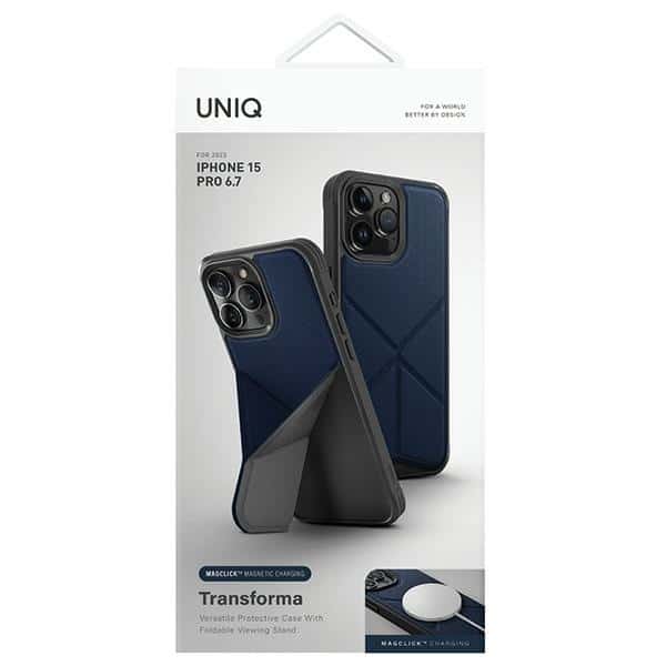 UNIQ Transforma - θήκη για Apple iPhone 15 Pro Max - Μπλε - Image 2