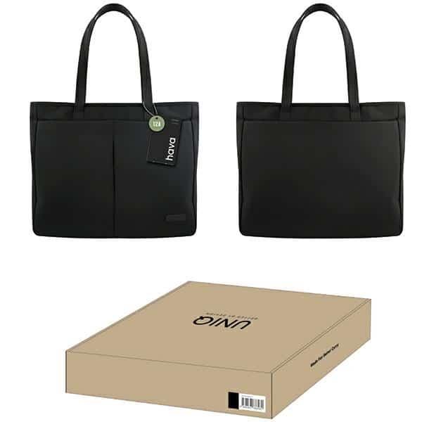 UNIQ τσάντα για laptop Hava 16" μαύρο/midnight black RPET - Image 8