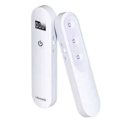 USAMS Λάμπα απολύμανσης UV-C Mini χειρός στεριλιστής λευκός/white ZB159XDD01 (US-ZB159)