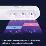 USAMS Λάμπα απολύμανσης UV-C Mini χειρός στεριλιστής λευκός/white ZB159XDD01 (US-ZB159) - Image 4