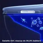 USAMS Λάμπα απολύμανσης τουαλέτας UV-C χειρός στεριλιστής λευκός/white ZB210XDH01 (US - Image 3