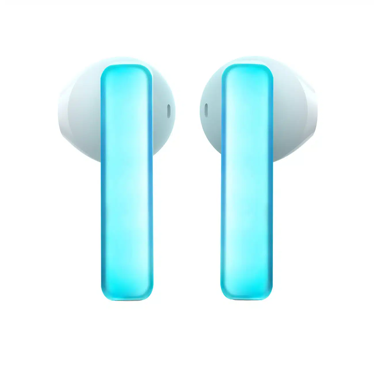 TWS Joyroom JR-TC1 IceLens Series ασύρματα ακουστικά με LED φώτα - λευκό - Image 3