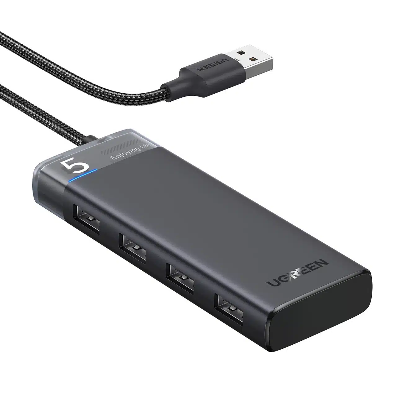 Ugreen CM653 HUB με 4 θύρες USB-A και καλώδιο τροφοδοσίας USB-A - μαύρο - Image 2