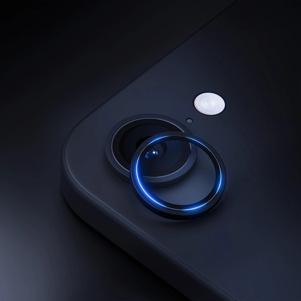 3MK Προστασία Φακού Pro για iPhone 15 6.1" με πλαίσιο συναρμολόγησης 1τμχ, γραφίτης - Image 4