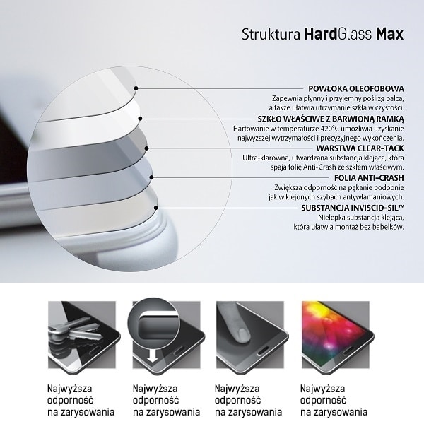 3MK HardGlass Max Sam G935 S7 Edge, FullScreen Glass μαύρο - Image 2
