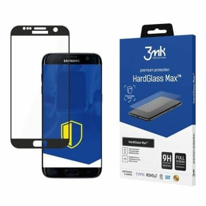 3MK HardGlass Max Sam G935 S7 Edge, FullScreen Glass μαύρο