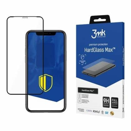 3MK HardGlass Max iPhone Xs Max μαύρο, FullScreen Glass