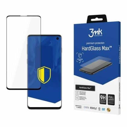 3MK HardGlass Max New Sam G973 S10 μαύρο, FullScreen Glass Sensor-Dot Finger Print