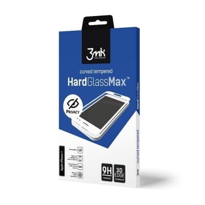 3MK Glass Max Privacy για iPhone 11 Pro Max, FullScreen Glass Privacy σε μαύρο χρώμα